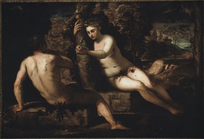 O pecado original - Pintura de Domenico Robusti Tintoretto