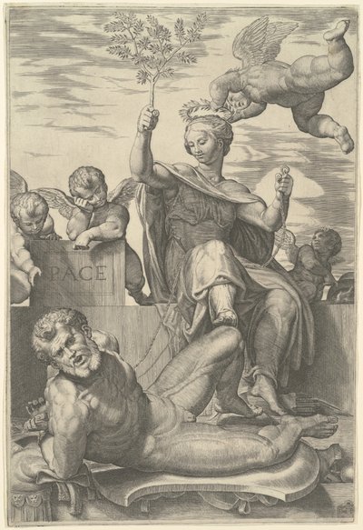 Alegoria da paz de Domenico Tibaldi