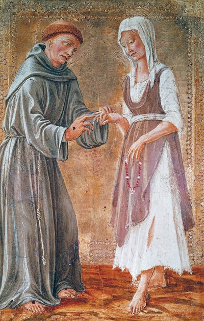 São Francisco casa com a pobreza de Domenico Veneziano