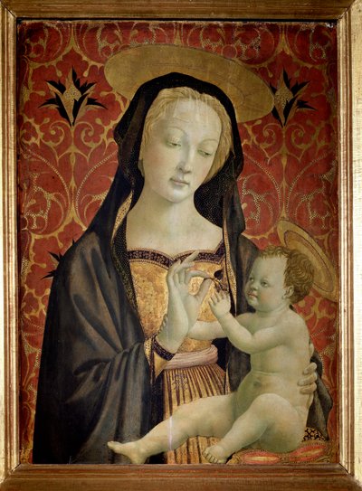 A virgem com criança (Pintura de Domenico Veneziano