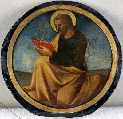 Um evangelista, c.1460 (tempera em madeira de choupo) de Domenico di Francesco dAntonio Domenico di Francesco dAntonio