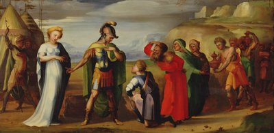 A Continência de Cipião (237-183 aC) de Domenico di Pace Beccafumi  