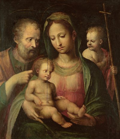 A Sagrada Família com São João de Domenico di Pace Beccafumi  