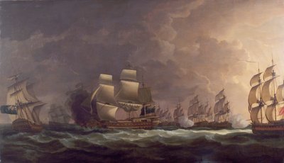 A Batalha ao Luar: a Batalha ao largo do Cabo de São Vicente de Dominic Serres