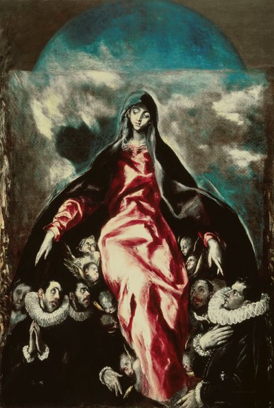 A Virgem da Caridade A Madonna da Misericórdia, ca 1600-1603. de Dominico El Greco