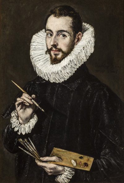 Retrato de Jorge Manuel Theotokopoulos 1578-1631, c.1600-1605. de Dominico El Greco