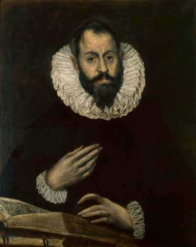 Retrato de um homem, ca 1600-1610. de Dominico El Greco