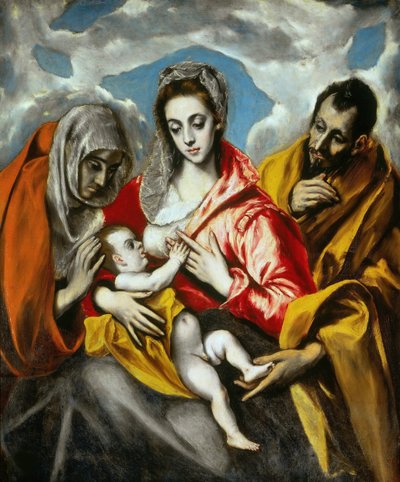 A Sagrada Família, 1595. de Dominico El Greco