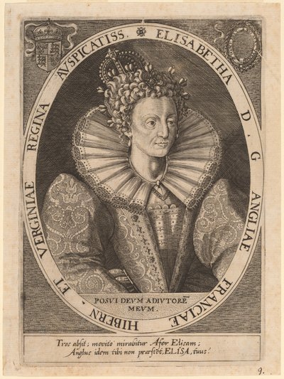 rainha Elizabeth de Dominicus Custos after Crispijn de Passe I