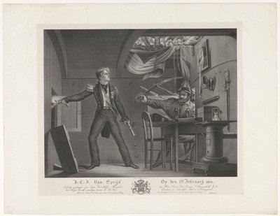 J:C:J: Van Speijk Em 5 de Fevereiro de 1831 (título sobre o objecto) de Dominicus Franciscus du Bois