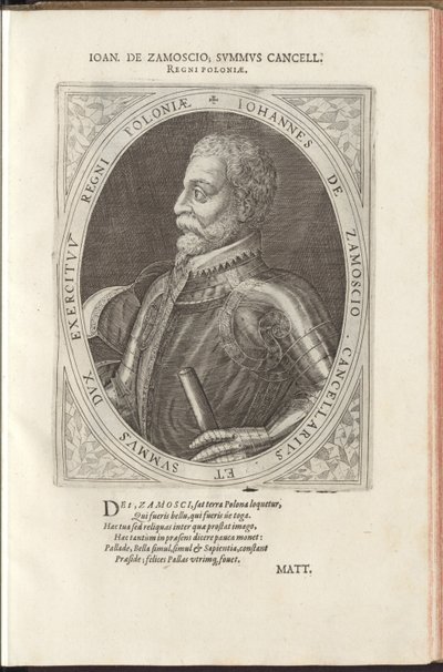 Jan Zamoyski, Hetman 1542-1605 de Dominicus or Custodis Custos