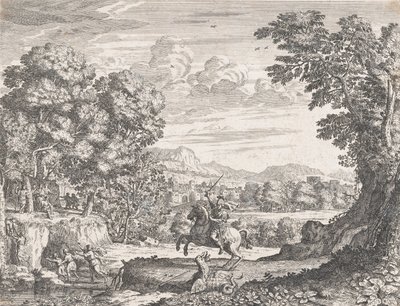 Belerofonte vencendo a Quimera, 1668. de Dominique Barriere
