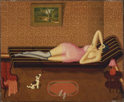 Mulher deitada da sesta de verão, 1933. de Dominique Peyronnet