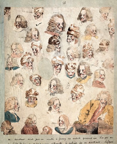 Músicas diferentes em 30 cabeças por Voltaire de Dominique Vivant Denon