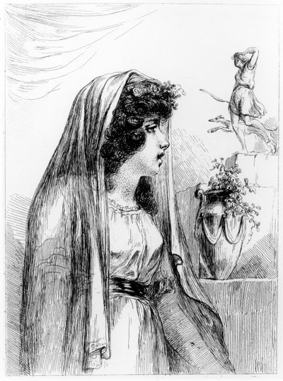 Lady Hamilton como Diana-Hecate, 1791 de Dominique Vivant Denon