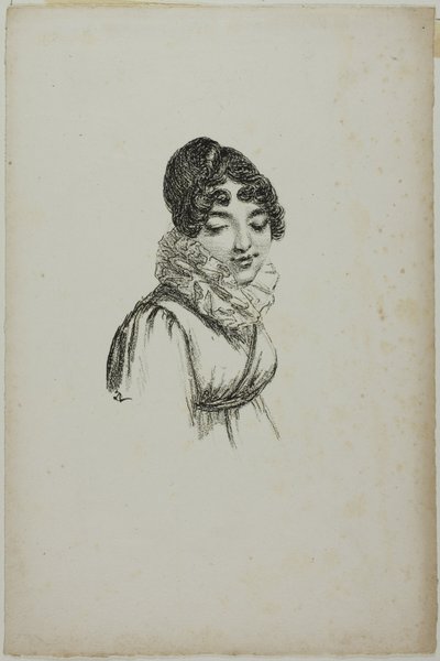 Retrato de uma jovem de Dominique Vivant Denon