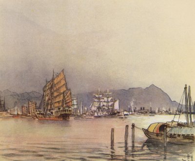 Hong-Kong (litografia a cores) de Donald (after) Maxwell