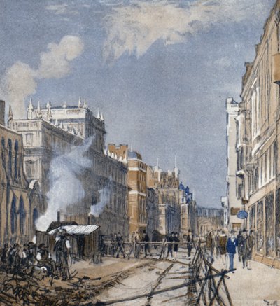 Piccadilly "Up" (cor litho) de Donald (after) Maxwell