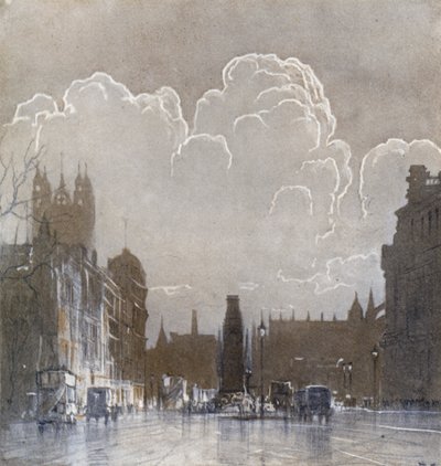 O Cenotaph (cor litho) de Donald (after) Maxwell
