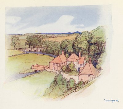 Wareham (litografia a cores) de Donald (after) Maxwell
