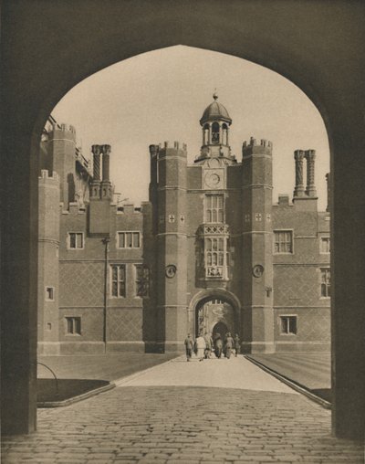 Corte baixa, o primeiro quadrilátero do palácio de Wolseys, c1935. de Donald McLeish