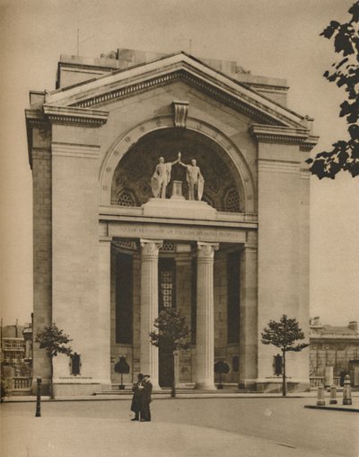 Bush House, uma adição americana ao pós-guerra de Londres, c1935. de Donald McLeish
