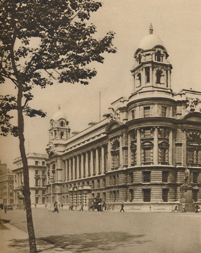 The Brains of Defense: Escritório Britânico de Guerra em Whitehall, c1935. de Donald McLeish