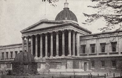 University College, Gower Street, Bloomsbury, Londres (foto p/b) de Donald McLeish
