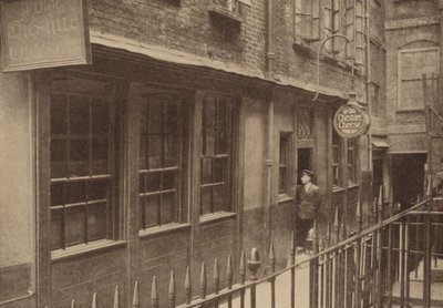 Ye Olde Cheshire Cheese Pub (foto a p/b) de Donald McLeish