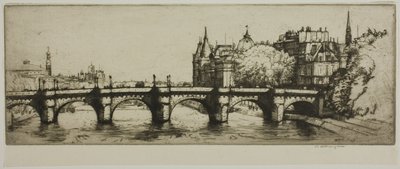 Pont Neuf, Paris de Donald Shaw MacLaughlan