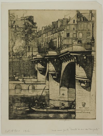 Pont Neuf, Paris de Donald Shaw MacLaughlan