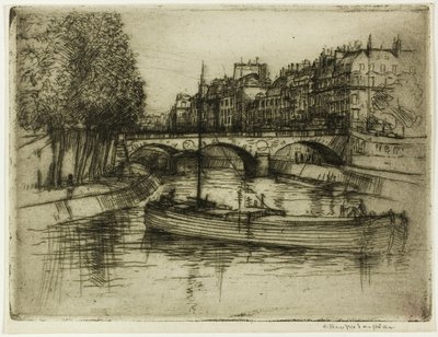 A Pont St. Michel, Paris de Donald Shaw MacLaughlan