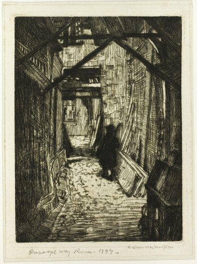 Passagem, Rouen de Donald Shaw MacLaughlan