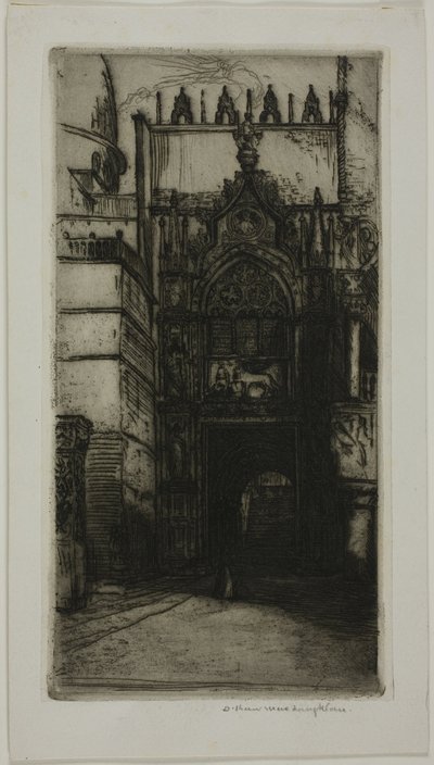 Portal do Palácio Ducal, Veneza de Donald Shaw MacLaughlan