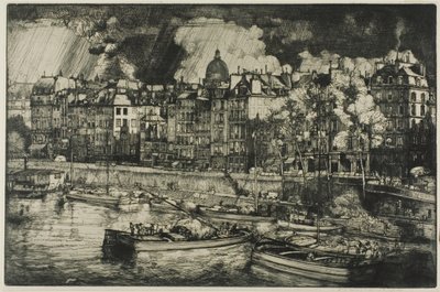 Quai des Grands Augustins, Paris de Donald Shaw MacLaughlan