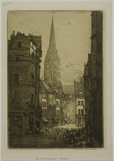 Rue du Chasseur, Rouen de Donald Shaw MacLaughlan