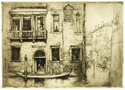 O Canal do Pequeno Santo, Veneza de Donald Shaw MacLaughlan
