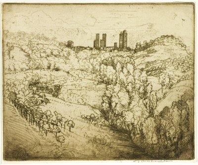 A cidade da colina de Donald Shaw MacLaughlan
