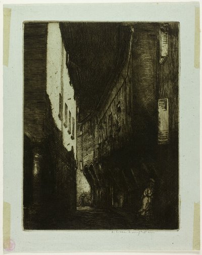Via San Vitale, Bolonha de Donald Shaw MacLaughlan