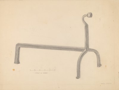 Andiron de Donald Streeter