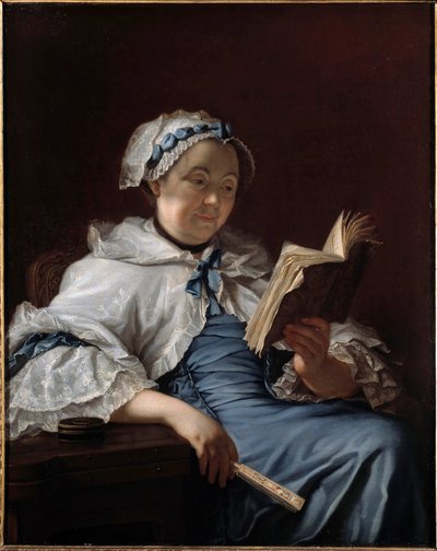 Retrato de Madame Nonotte Pintura de Donat Nonotte (1708-1785) 1758 Besancon. Museu de Belas Artes de Donat Nonotte