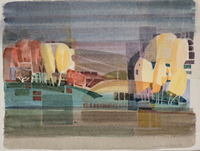Paisagem abstracta de Donatella Merlo