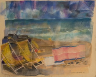Trovoada em breve, 2002 (pastel sobre papel aveludado) de Donatella Merlo