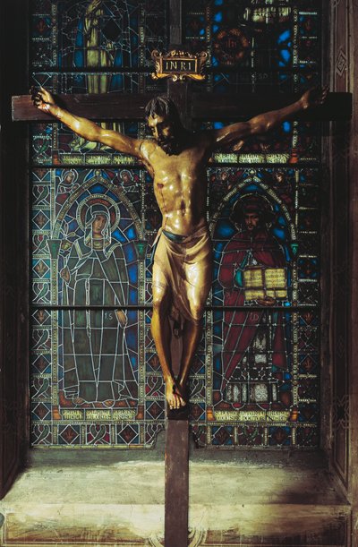 Itália, Florença, Igreja de Santa Croce, Crucifixo de Donatello