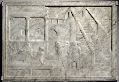 A festa de Herodes (mármore) de Donatello