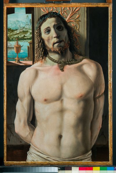 Cristo na Coluna, 1487-90 de Donato Bramante