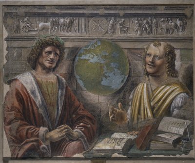 Heráclito e Demócrito, 1486 de Donato Bramante