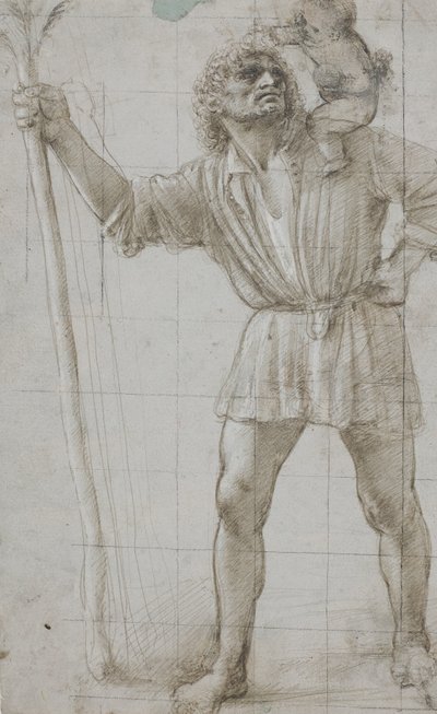 São Cristóvão com o Menino Jesus de Donato Bramante