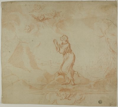 Mulher em êxtase, e Putti de Donato Creti