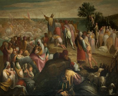A travessia israelita do Mar Vermelho, c. 1610. de Donducci